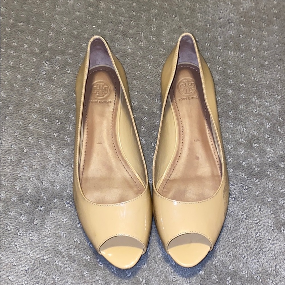 Tan Tori Burch Flats